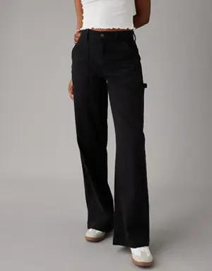 Dreamy Drape Stretch Super High-Waisted Baggy Wide-Leg Pant