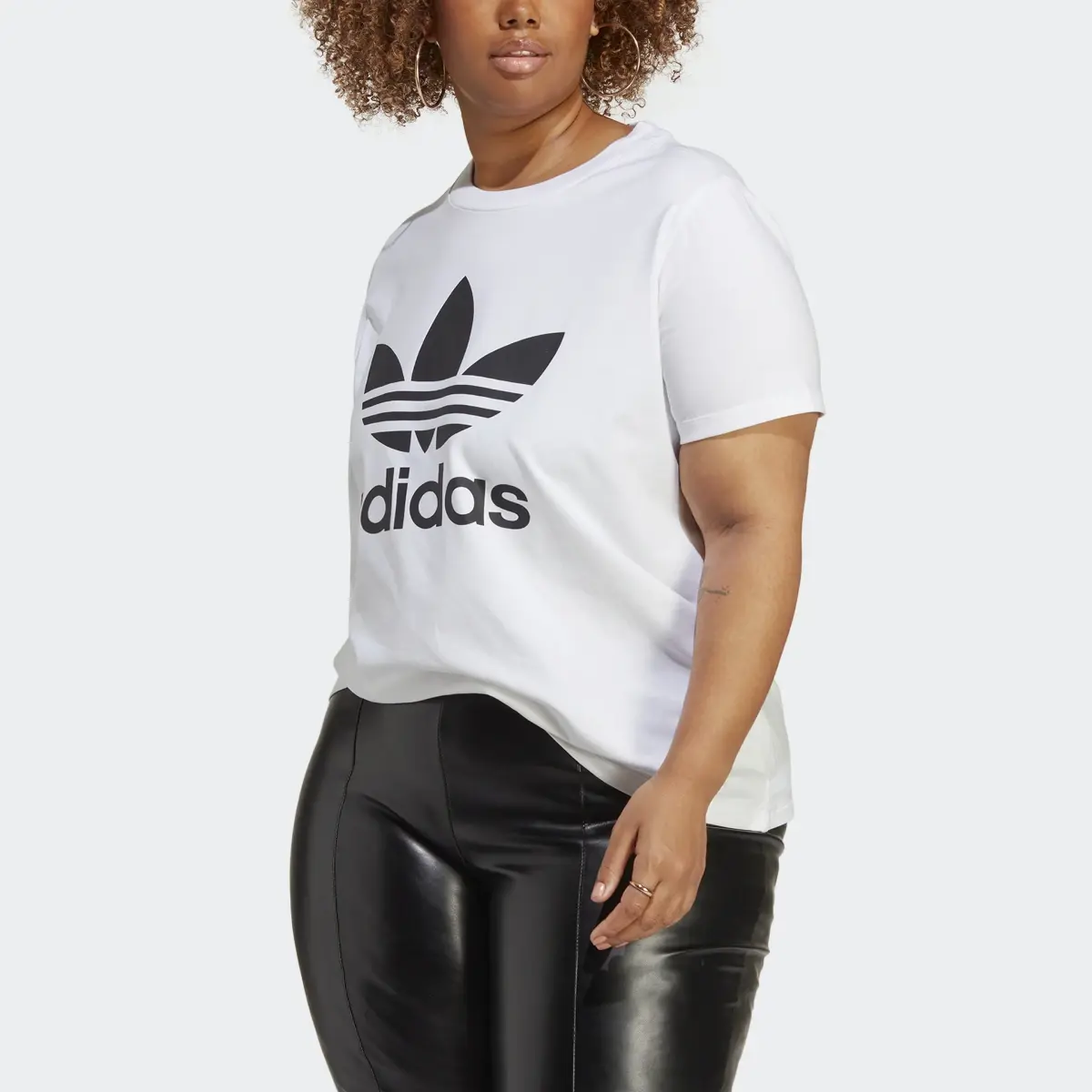 Adidas Adicolor Classics Trefoil Tee (Plus Size). 1