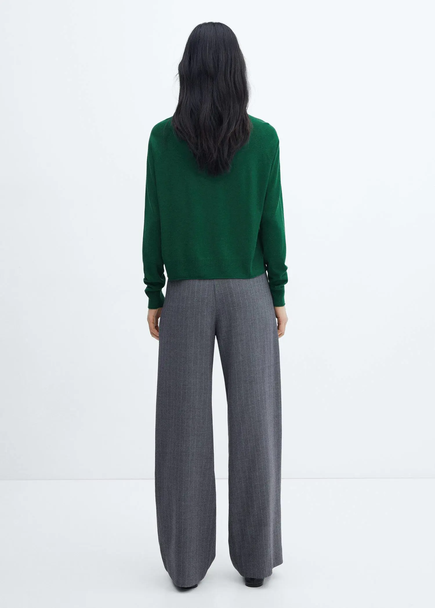 Mango Fine-knit round-neck sweater. 3
