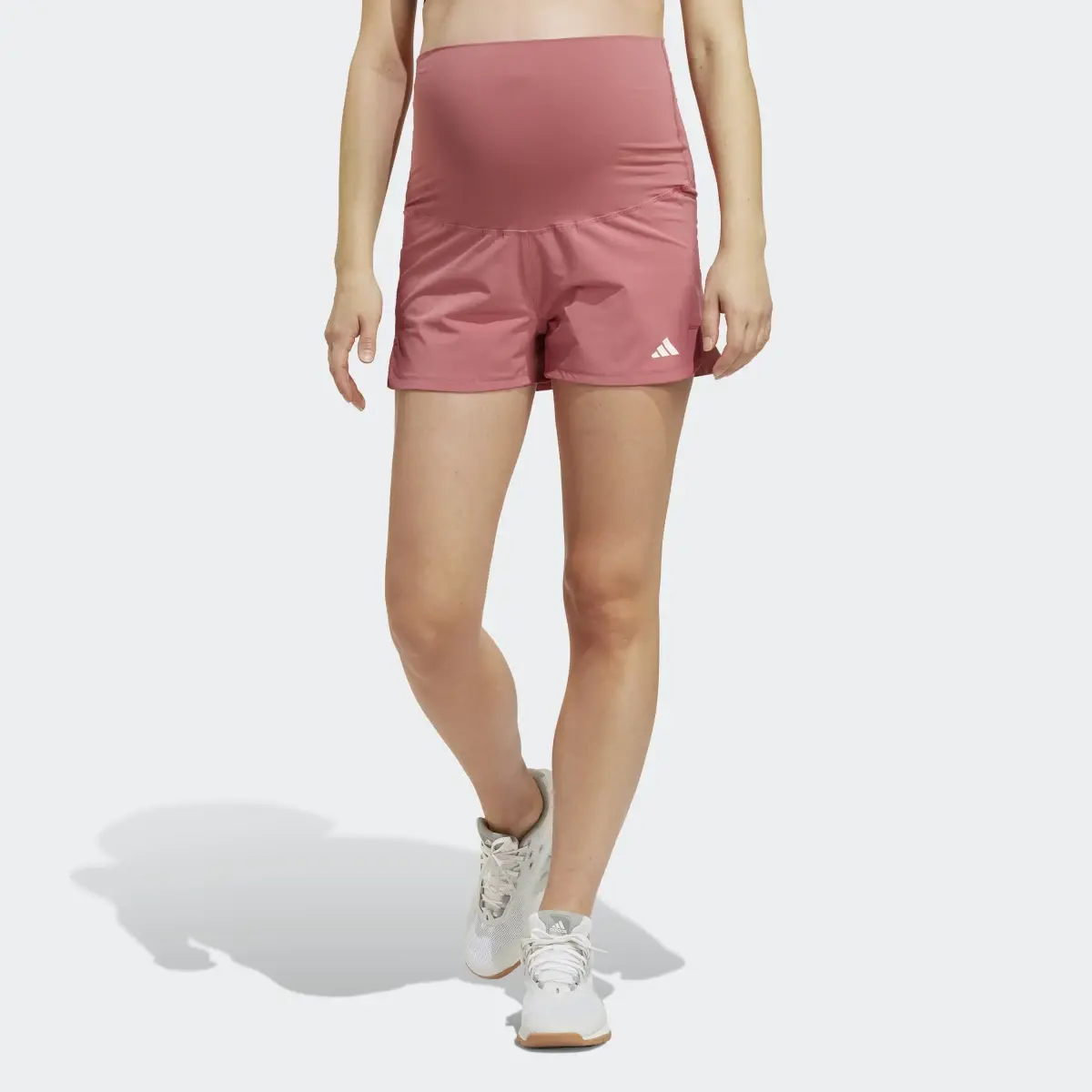 Adidas Pacer AEROREADY Train Essentials Woven Shorts (Maternity). 1