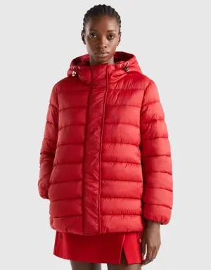 padded jacket with 3d wadding
