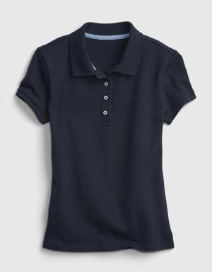 Gap Kids Uniform Polo Shirt blue