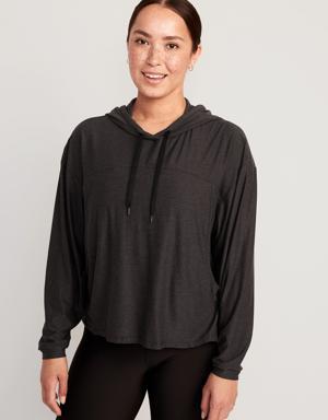 Maternity Cloud 94 Soft Nursing Hoodie black