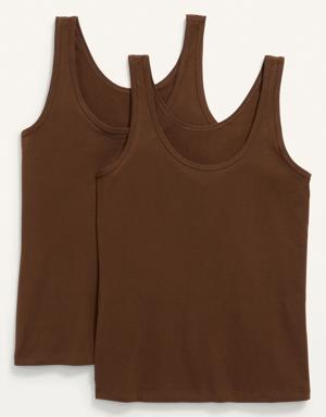 Old Navy Sleeveless First Layer Tank 2-Pack for Women brown