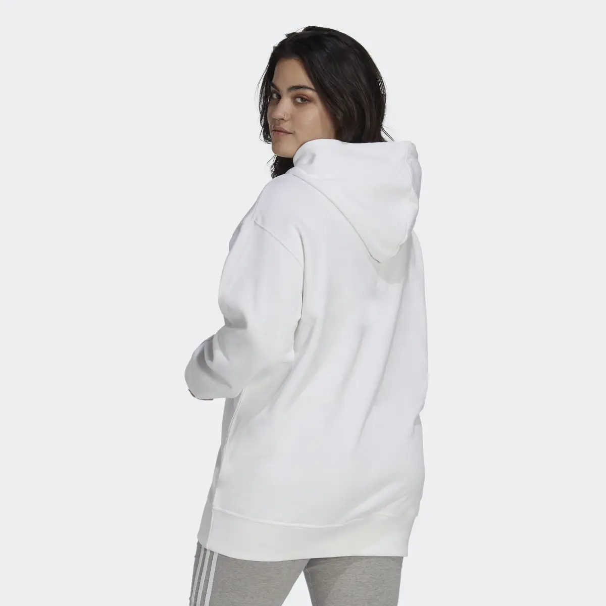 Adidas Sweat-shirt à capuche Trefoil (Grandes tailles). 3