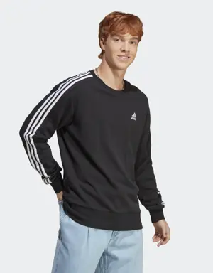 Adidas Essentials French Terry 3-Stripes Sweatshirt. 2 Adidas Essentials French Terry 3-Stripes Sweatshirt. 2