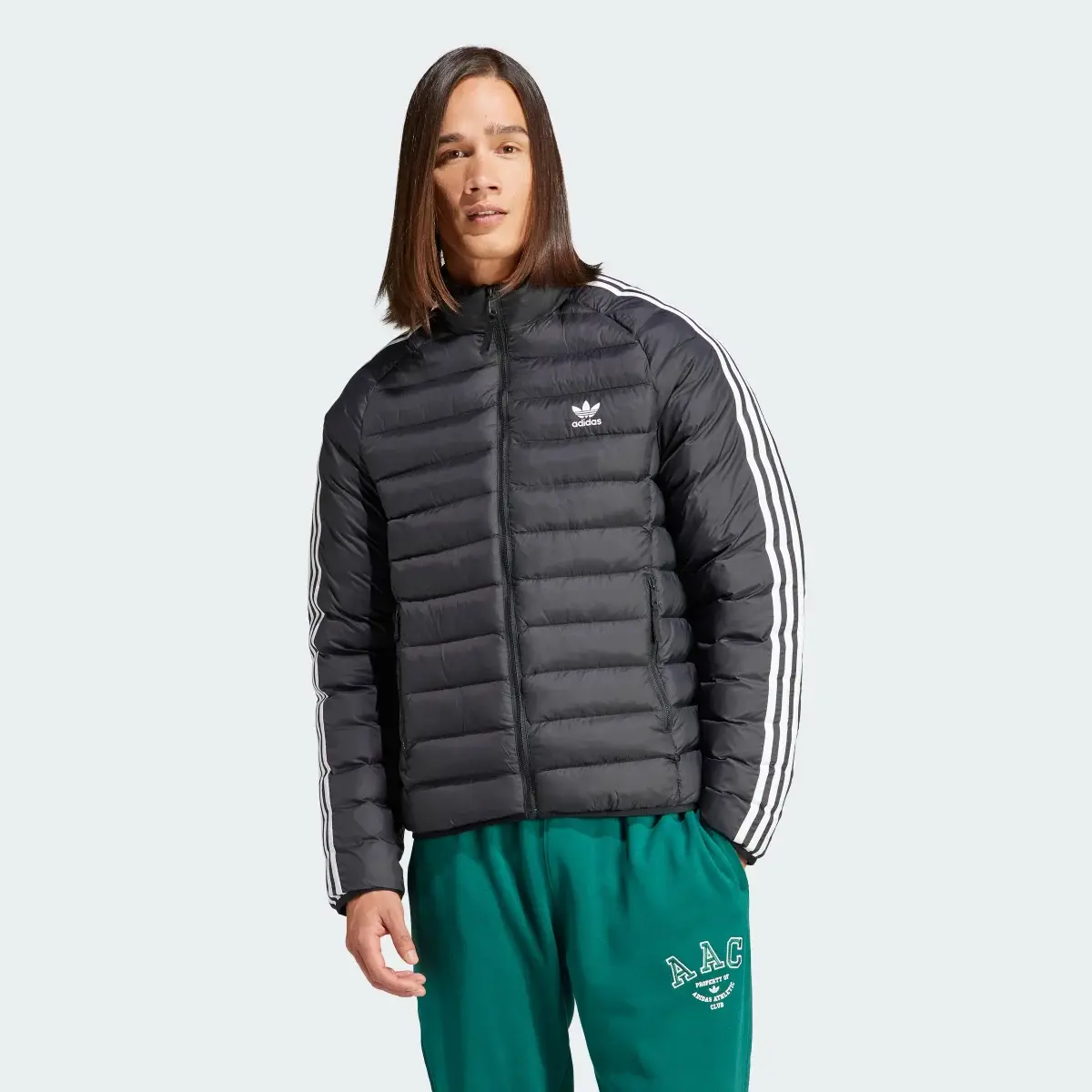 Adidas Padded Stand-Up Collar Puffer Jacket. 2