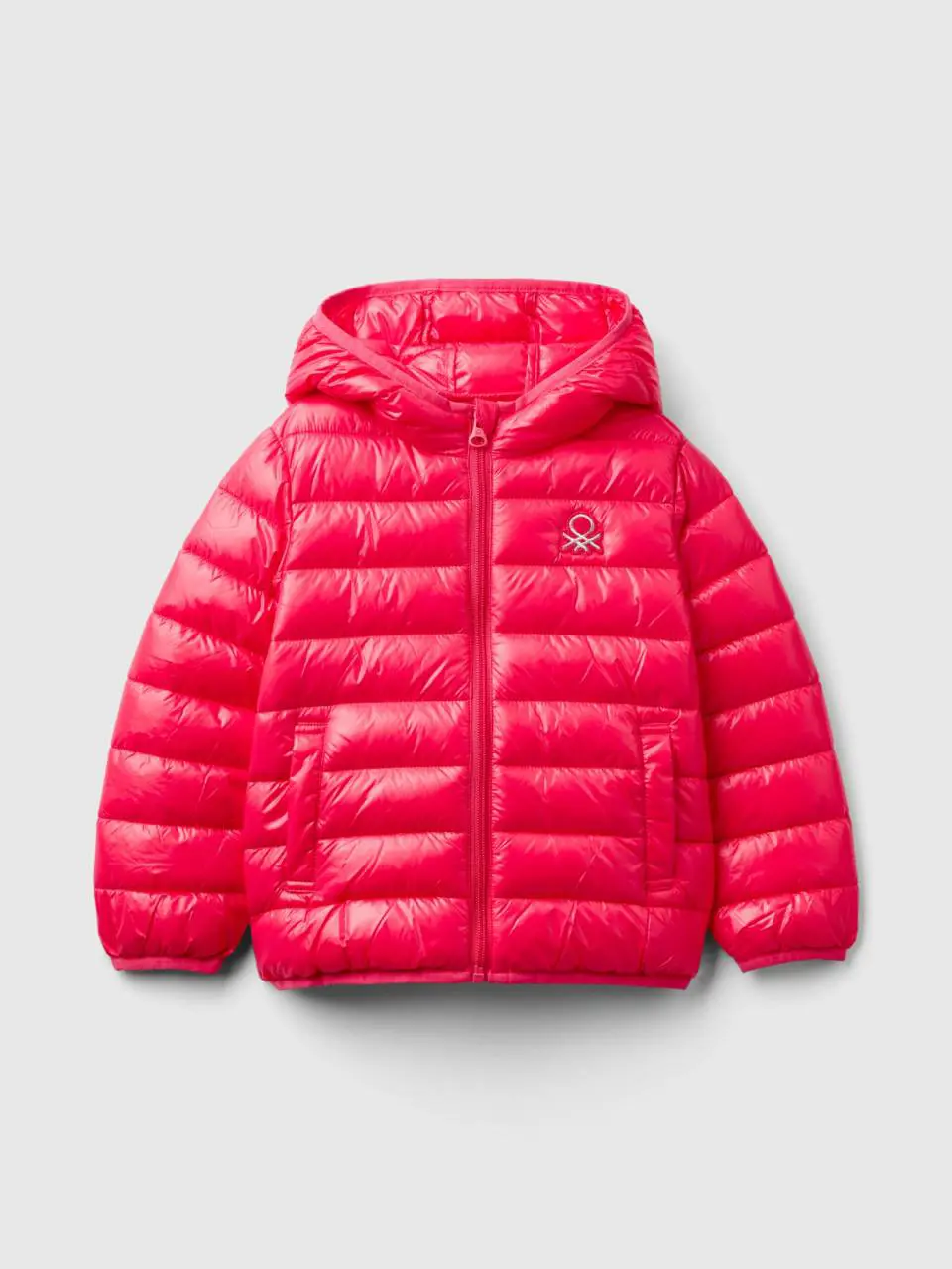 Benetton padded jacket with hood. 1