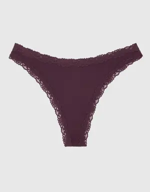 Ultrasoft Modal High Leg Thong Panty