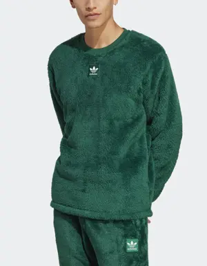 Adidas Essentials+ Fluffy Fleece Crew Sweatshirt