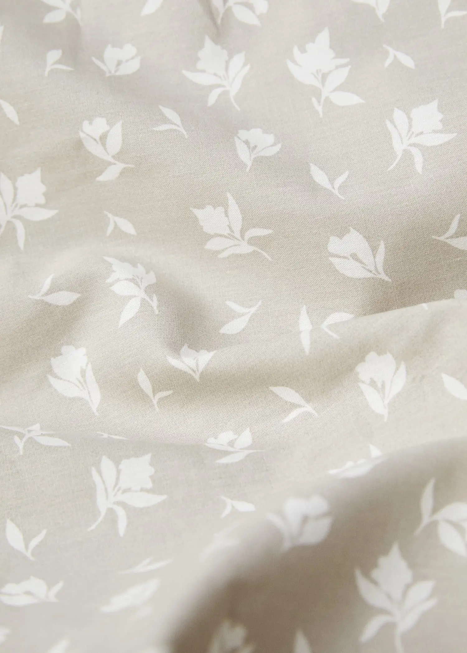 Mango Poszwa na kołdrę z bawełny z dwustronnym wzorem w kwiaty na łóżko 135 cm. 3