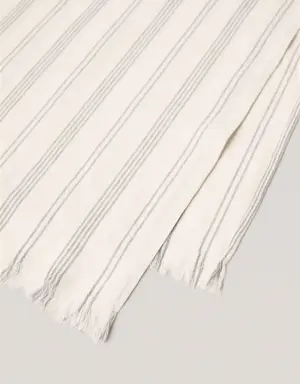 Striped printed beach sarong towel