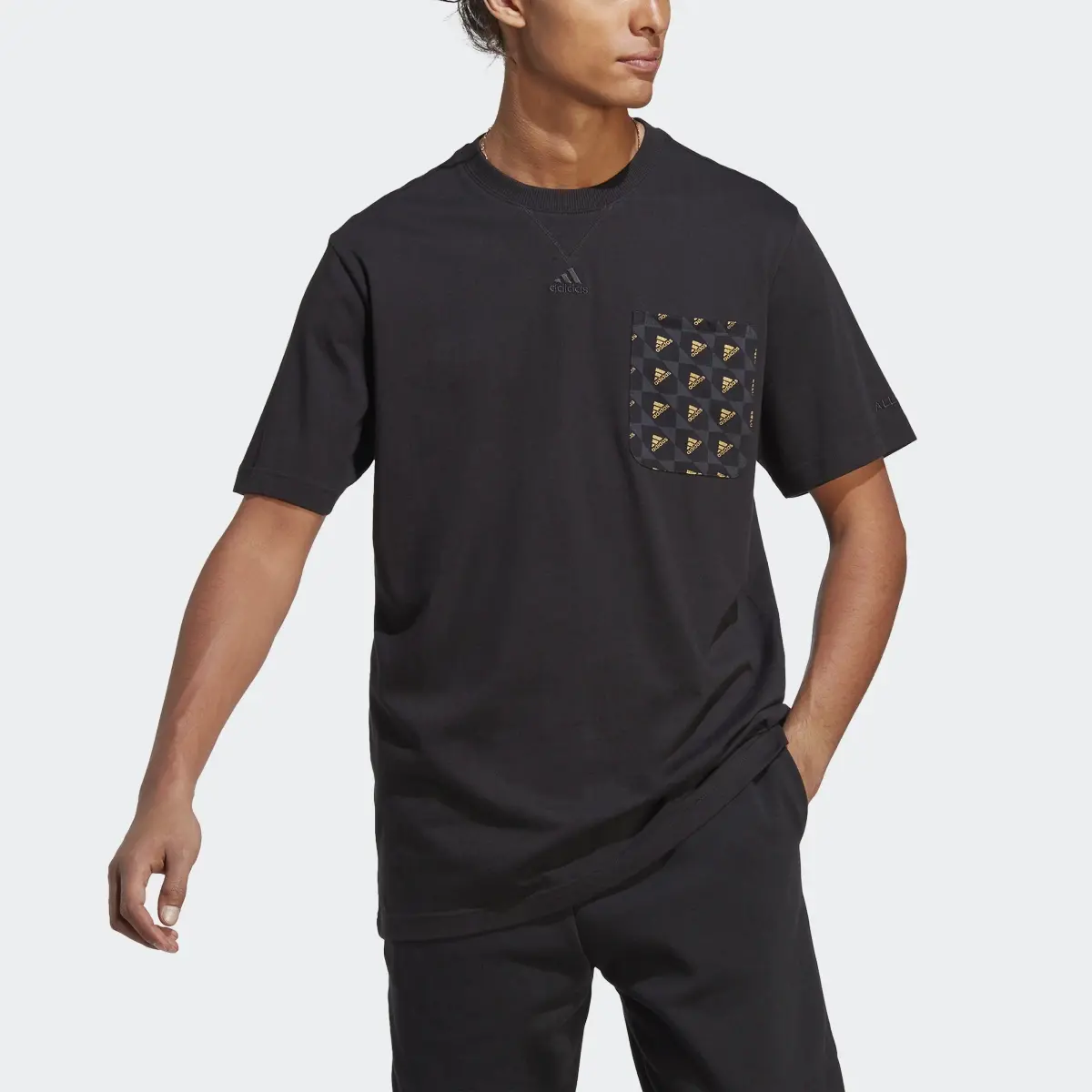 Adidas ALL SZN x Logomania T-Shirt. 1