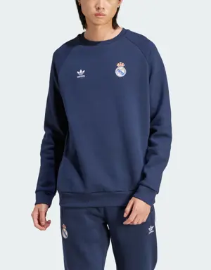 Real Madrid Essentials Trefoil Crew Sweatshirt