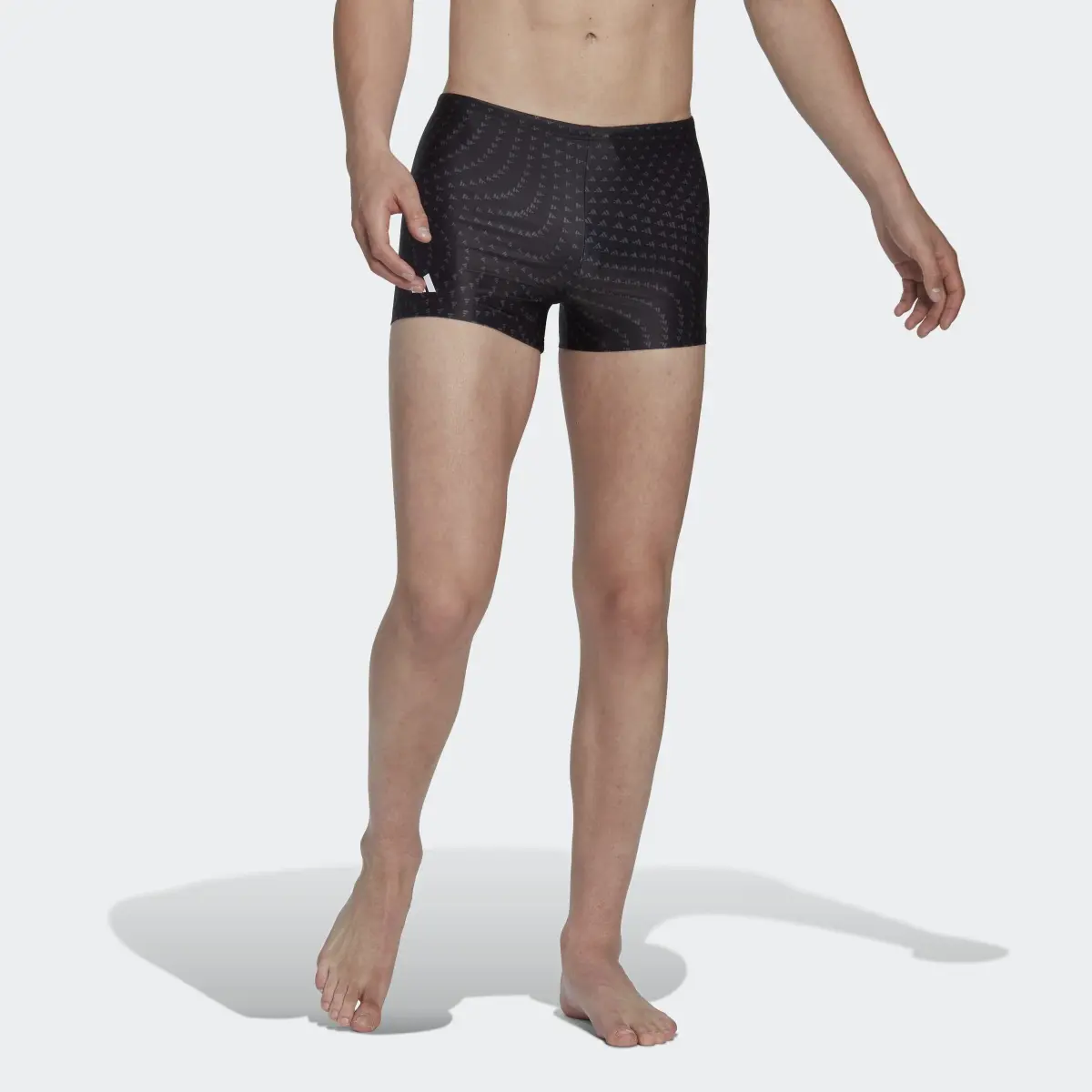 Adidas Boxer de natation à imprimé intégral. 1