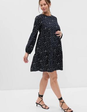 Gap Maternity Tiered Dress black