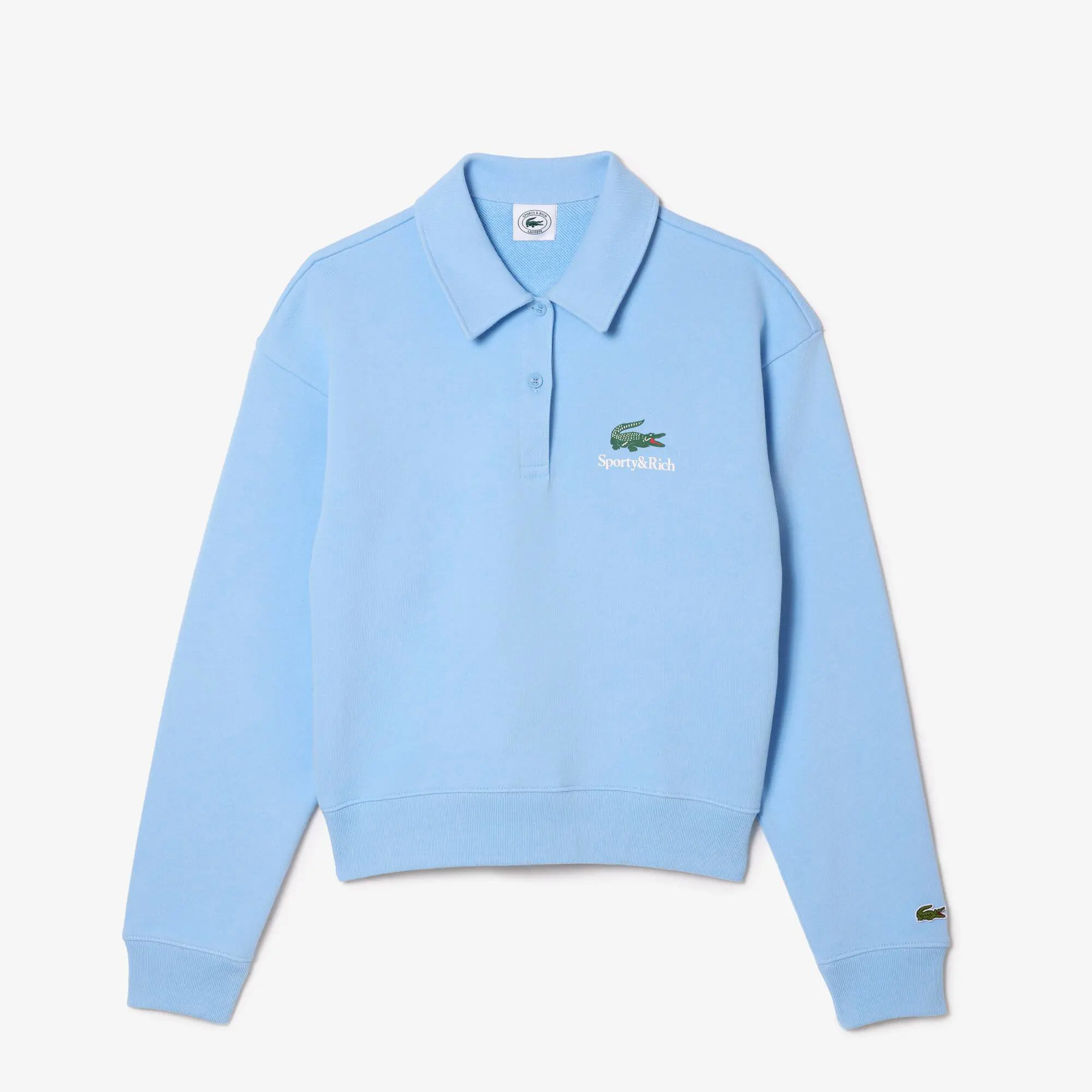 Lacoste Long Sleeve Lacoste x Sporty & Rich Polo Shirt. 2