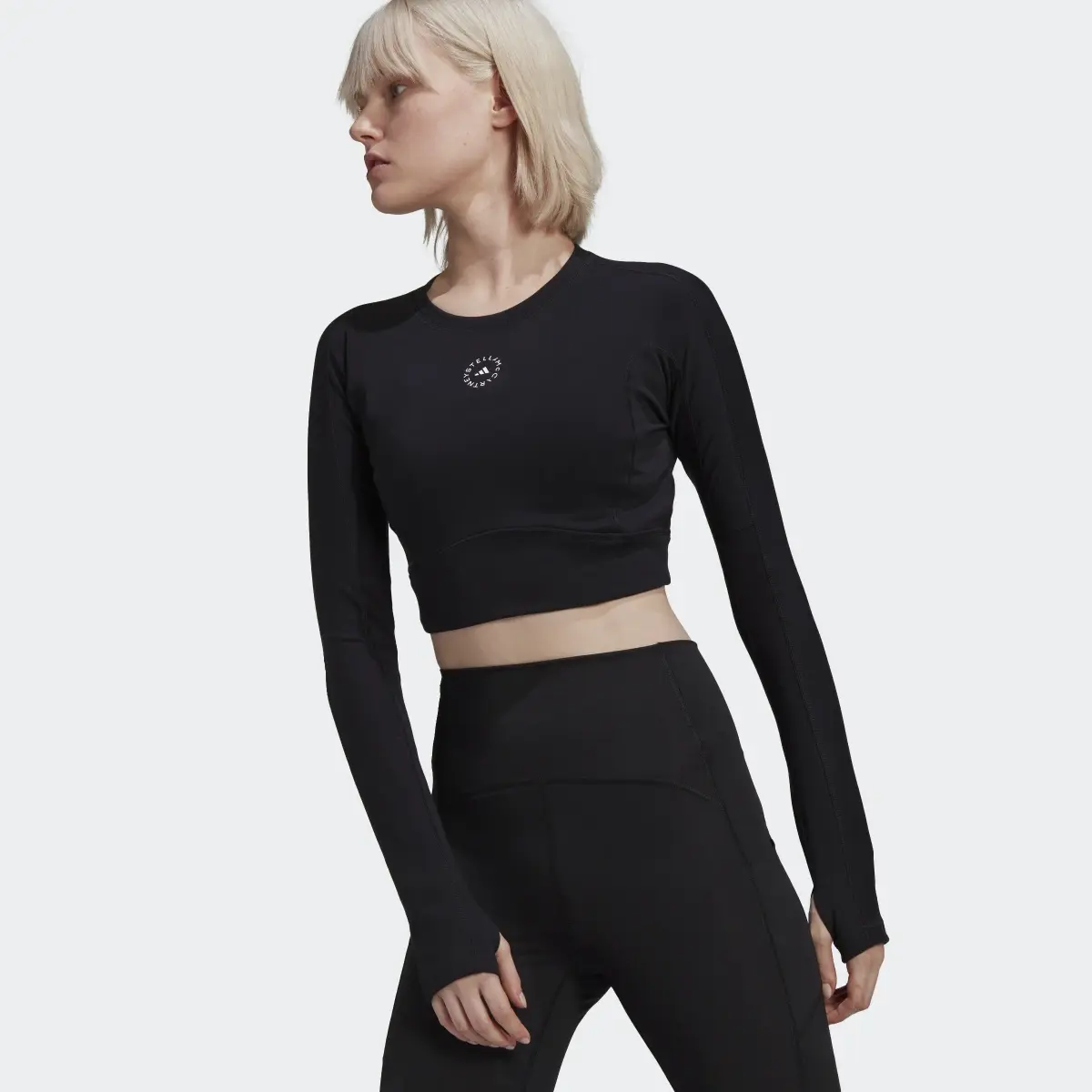 Adidas by Stella McCartney TrueStrength Cropped Long Sleeve. 1