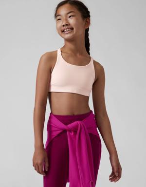 Athleta Girl Upbeat 2.0 Bra pink