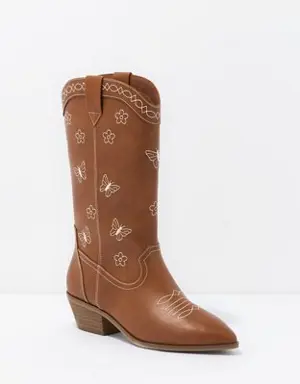 Butterfly Cowboy Boot
