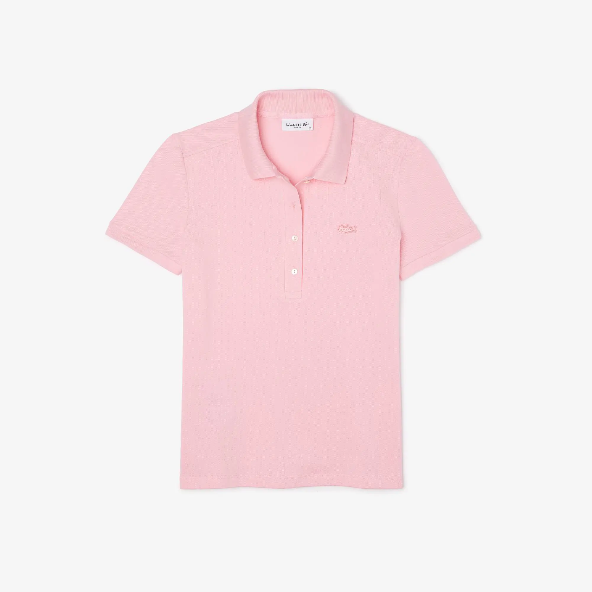 Lacoste Polo Lacoste en piqué de algodón stretch para mujer. 2 Lacoste Polo Lacoste en piqué de algodón stretch para mujer. 2