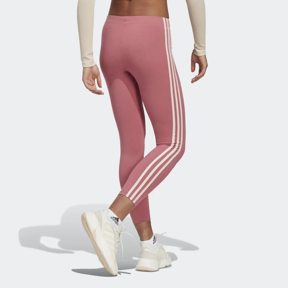 Adidas Essentials 3-Stripes High-Waisted Single Jersey Tayt. 2