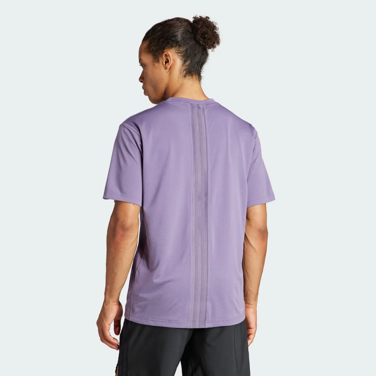 Adidas Playera HIIT Workout 3 Franjas. 3