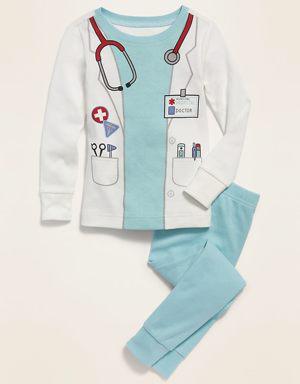 Unisex Doctor Costume Pajama Set for Toddler & Baby