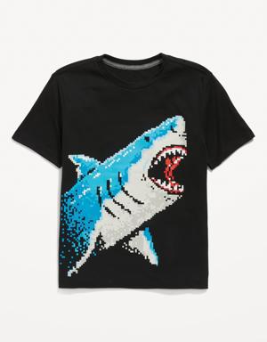 Short-Sleeve Graphic T-Shirt for Boys black