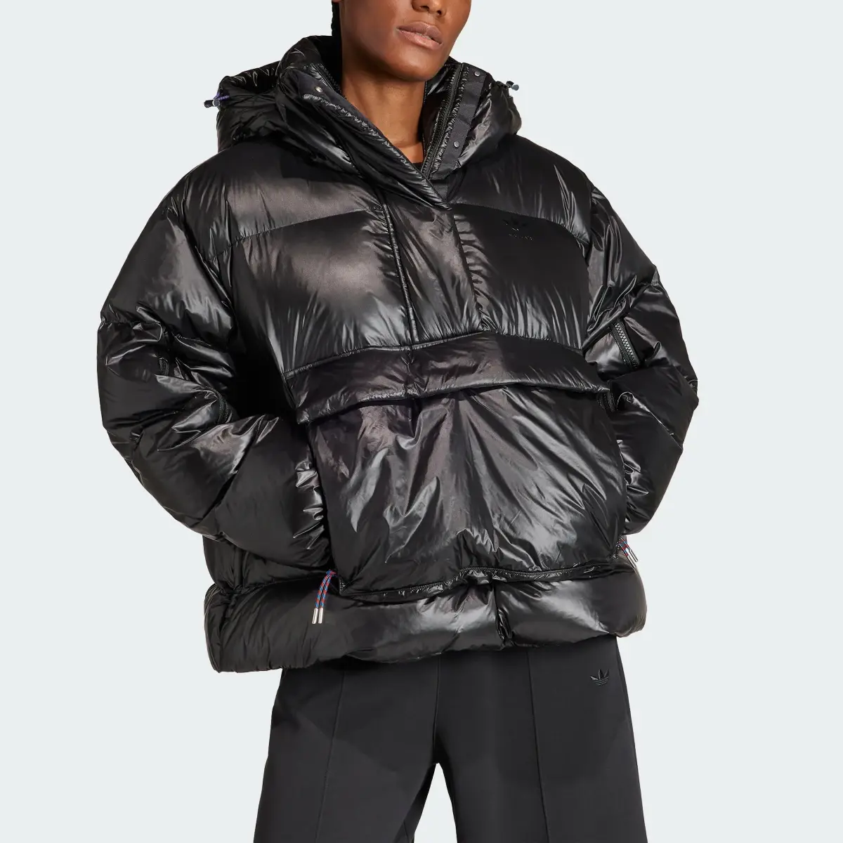 Adidas Puffed Throw-Over Jacket. 1