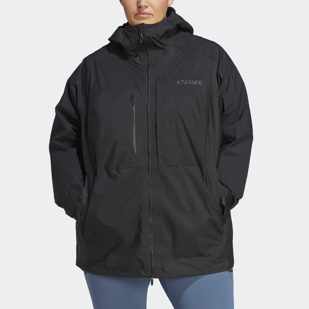 Adidas Terrex Xploric RAIN.RDY Hiking Jacket (Plus Size). 1