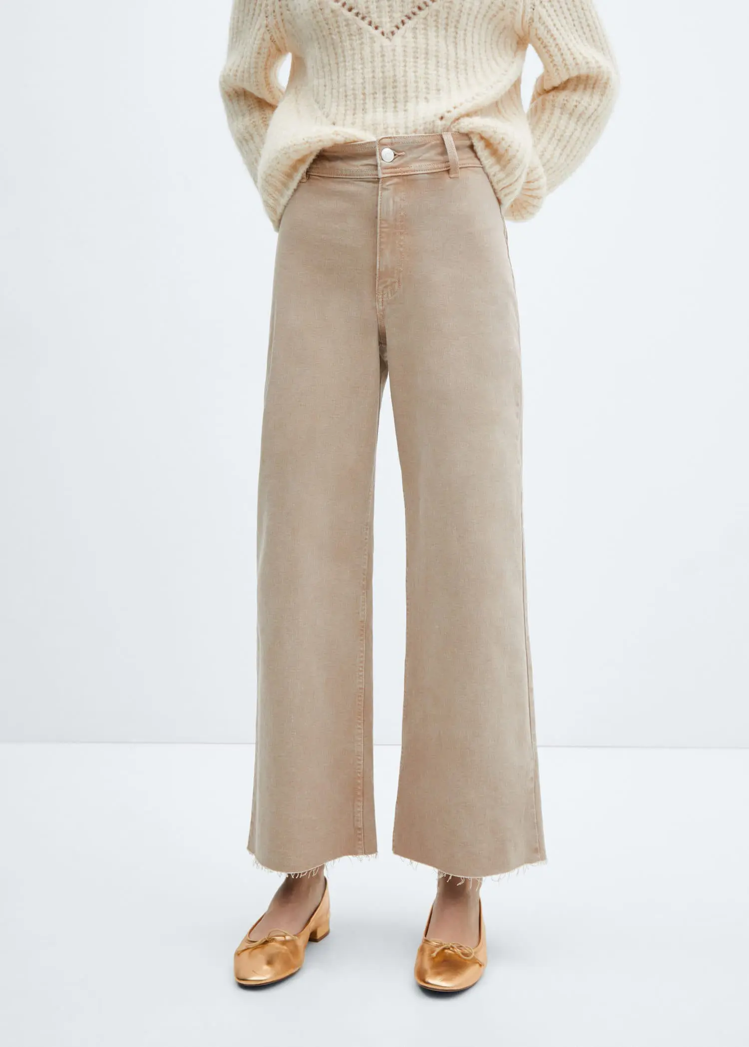 Mango Jeans culotte high waist. 2