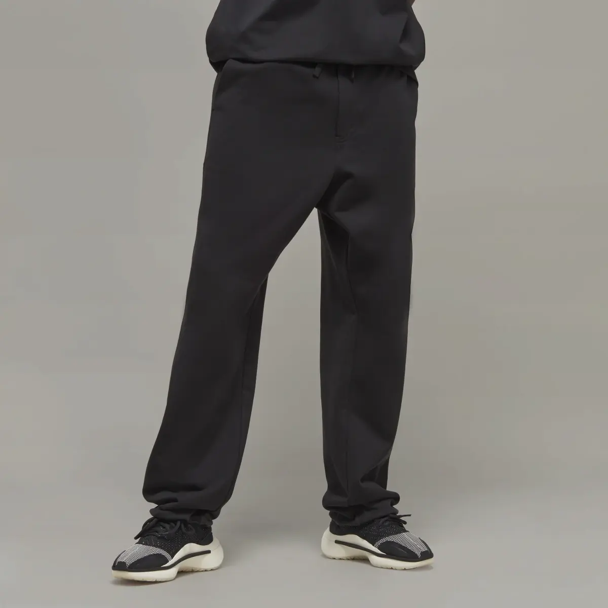 Adidas Y-3 Organic Cotton Terry Straight Joggers. 1