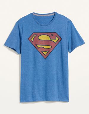 DC Comics&#153 Superhero Gender-Neutral T-Shirt for Adults blue