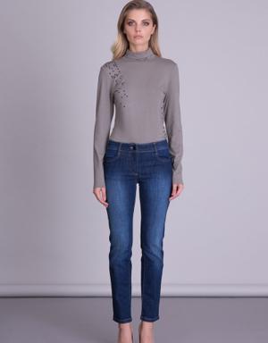 Gizia Side Stripe Detailed Piping Jeans. 3 Gizia Side Stripe Detailed Piping Jeans. 3