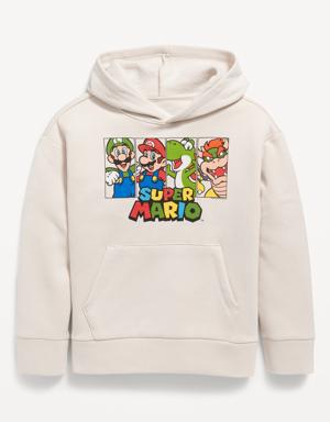 Gender-Neutral Licensed Pop-Culture Pullover Hoodie for Kids blue