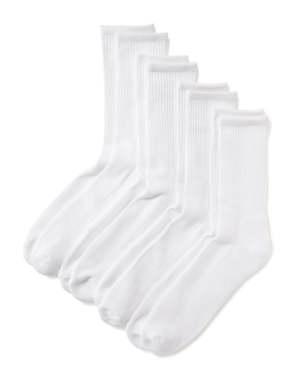 Crew Socks 4-Pack white