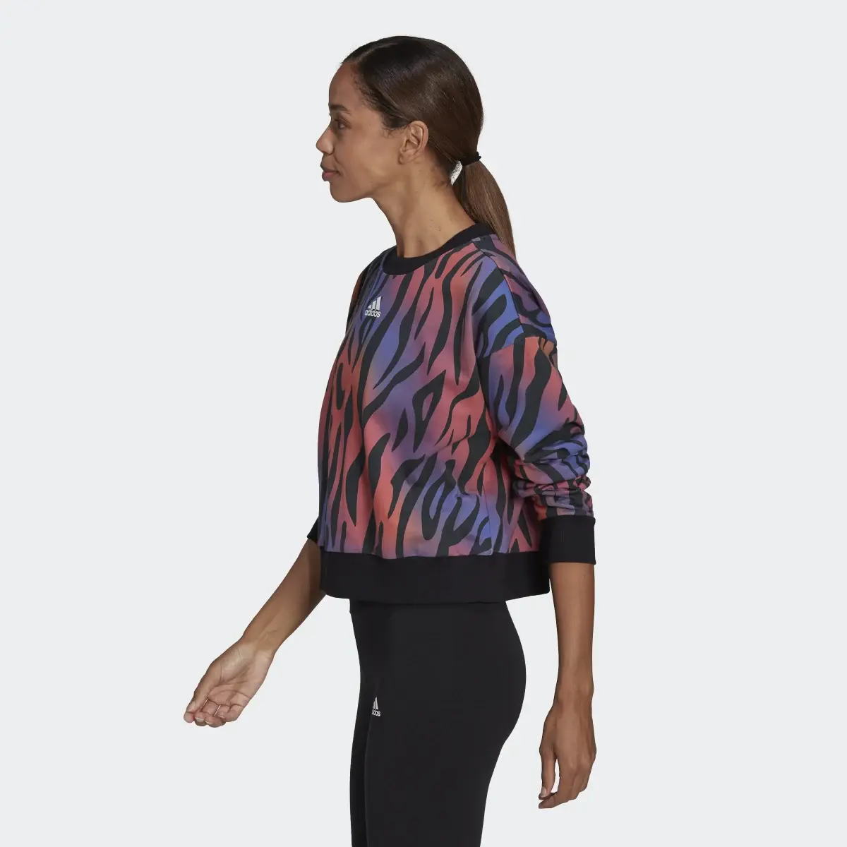 Adidas tiger hot sale sweatshirt