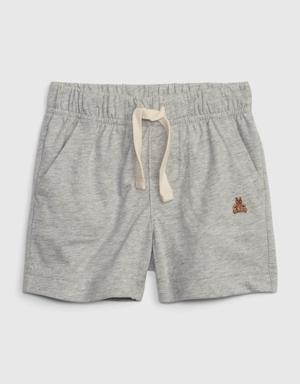 Baby 100% Organic Cotton Mix and Match Pull-On Shorts gray