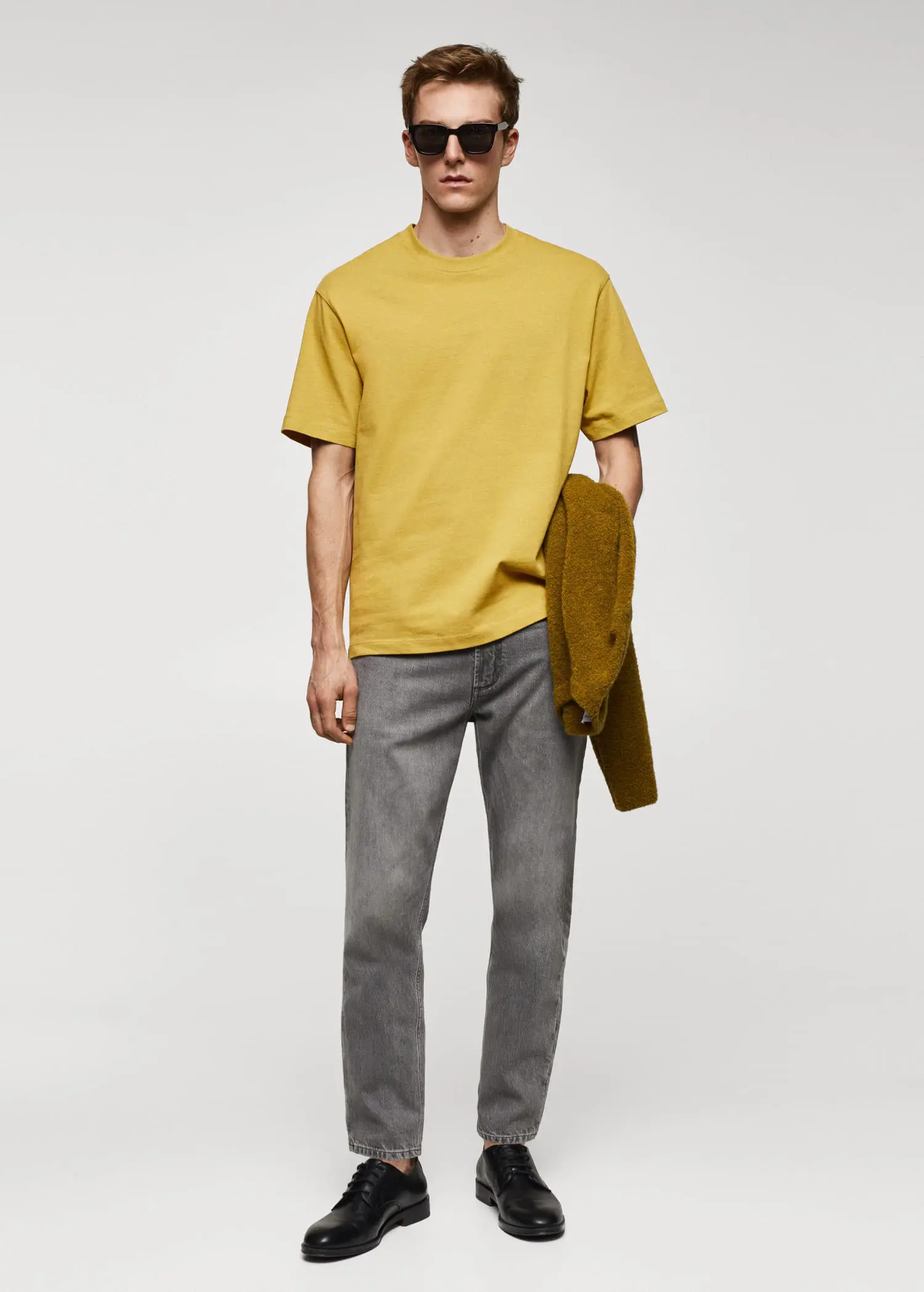 Mango Basic 100% cotton relaxed-fit t-shirt. 2