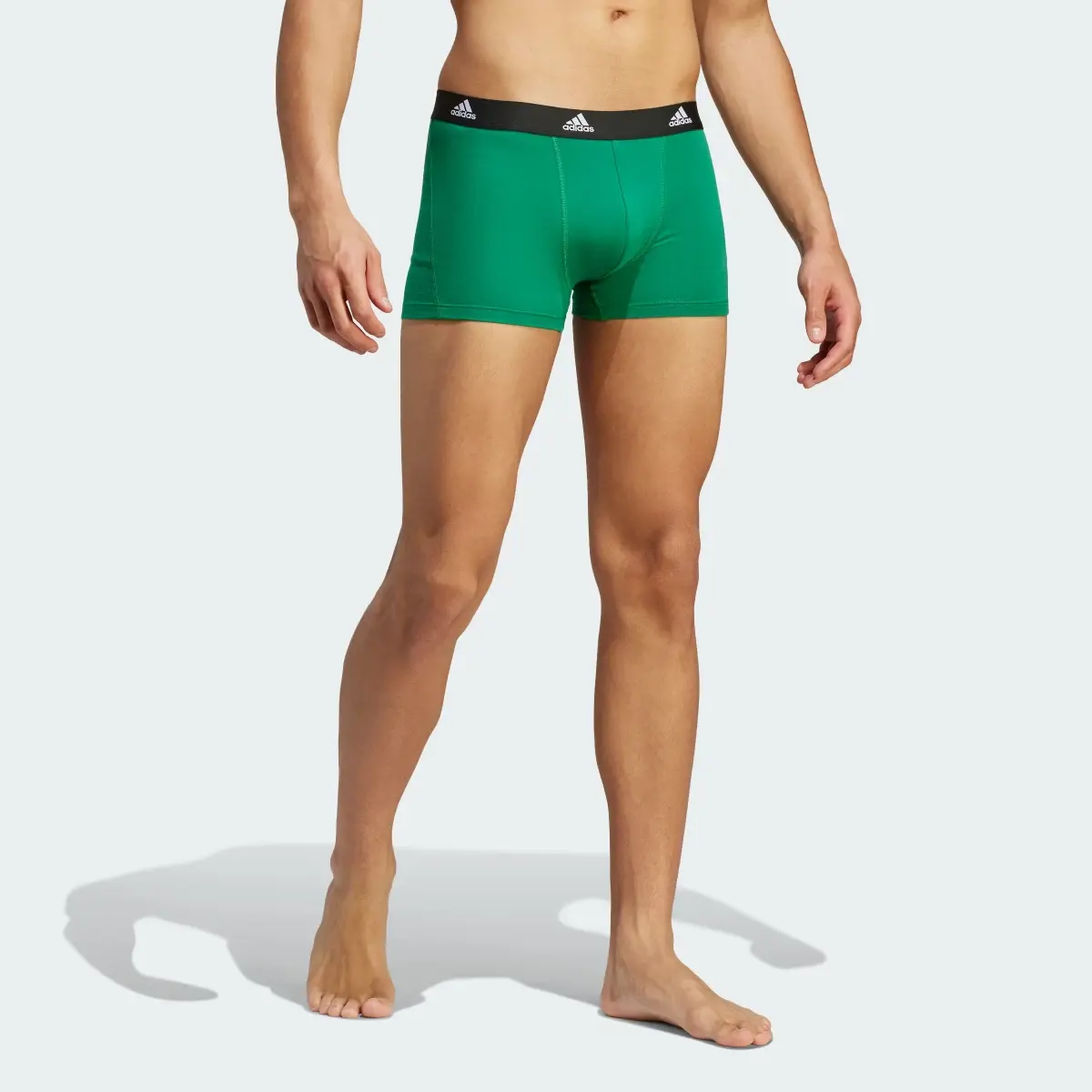 Adidas Active Flex Cotton Trunk Underwear (3 Pack). 1