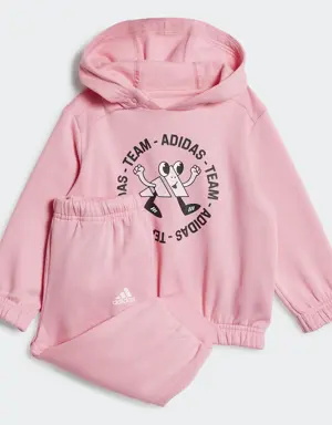 Adidas Team adidas Oversized Fleece Jogginganzug – Genderneutral