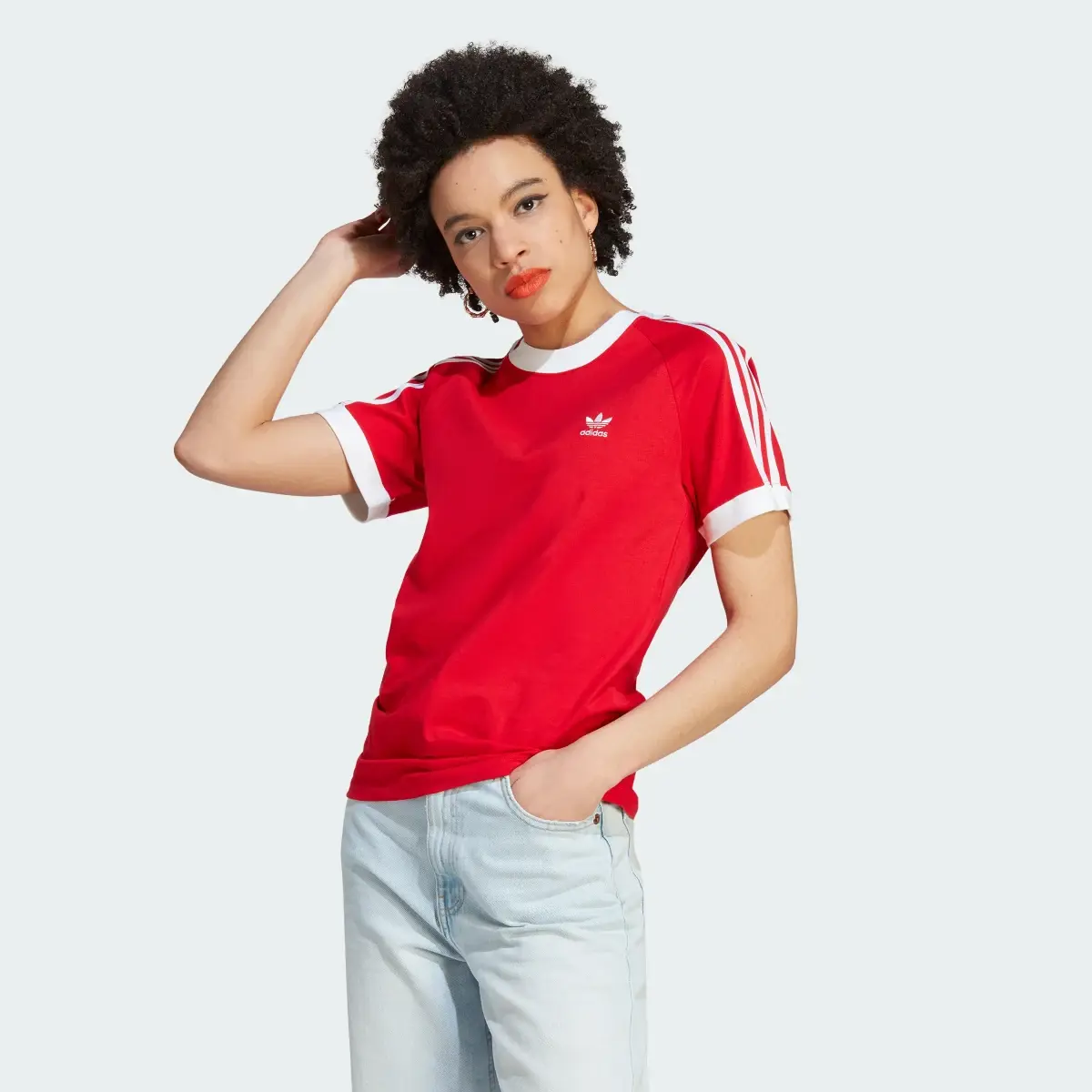 Adidas T-shirt Justa 3-Stripes Adicolor Classics. 2