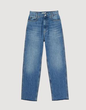 Faded straight-leg jeans Login to add to Wish list