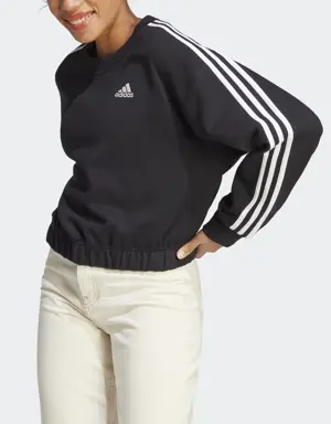 Adidas Essentials 3-Streifen Crop Sweatshirt