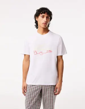 Men’s Lacoste Relaxed Fit Cotton Jersey Lounge T-shirt