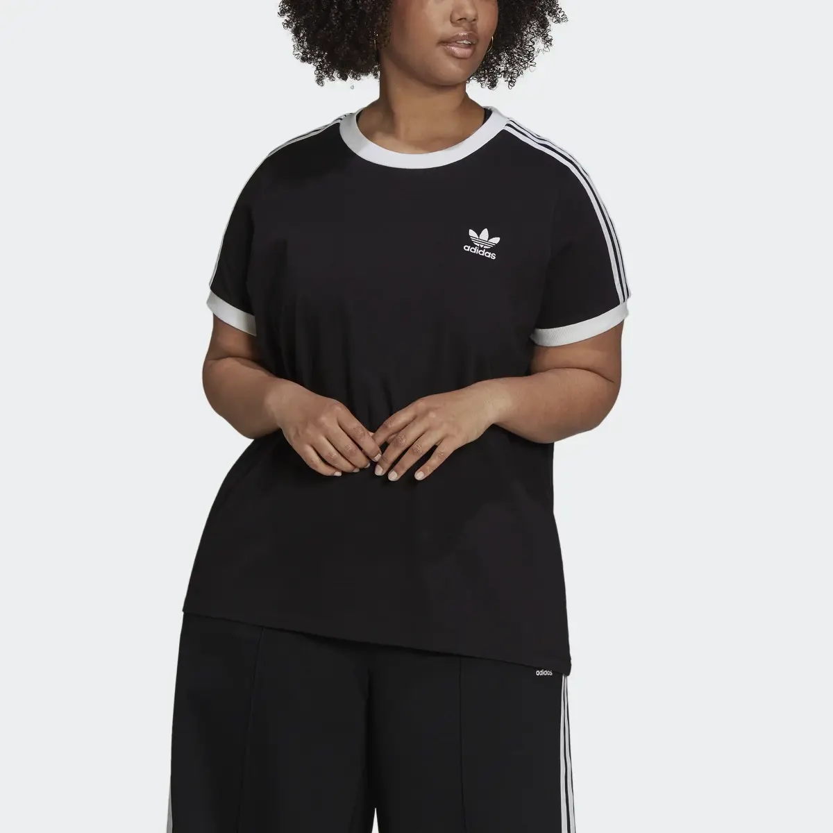 Adidas Adicolor Classics 3-Stripes Tee (Plus Size). 1