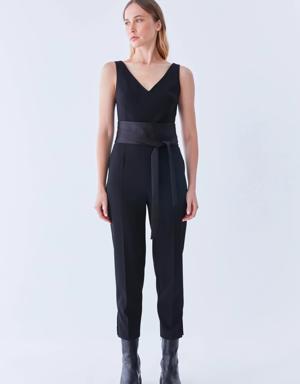 Powergirl Jumpsuit - BLACK