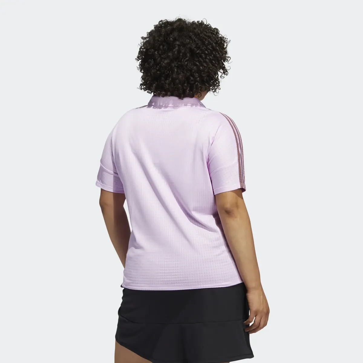 Adidas 3-Stripes Polo Shirt (Plus Size). 3