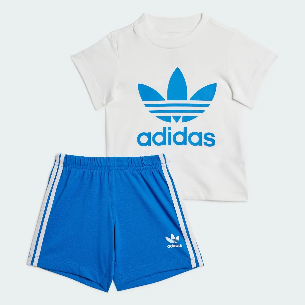 Adidas Adicolor Trefoil Shorts Tee Set. 2